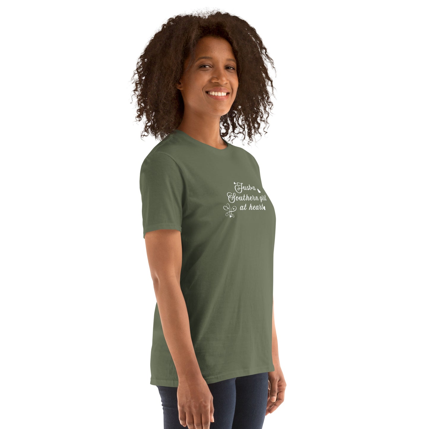 Just a Southern Girl at Heart Unisex Tee by EraofInk