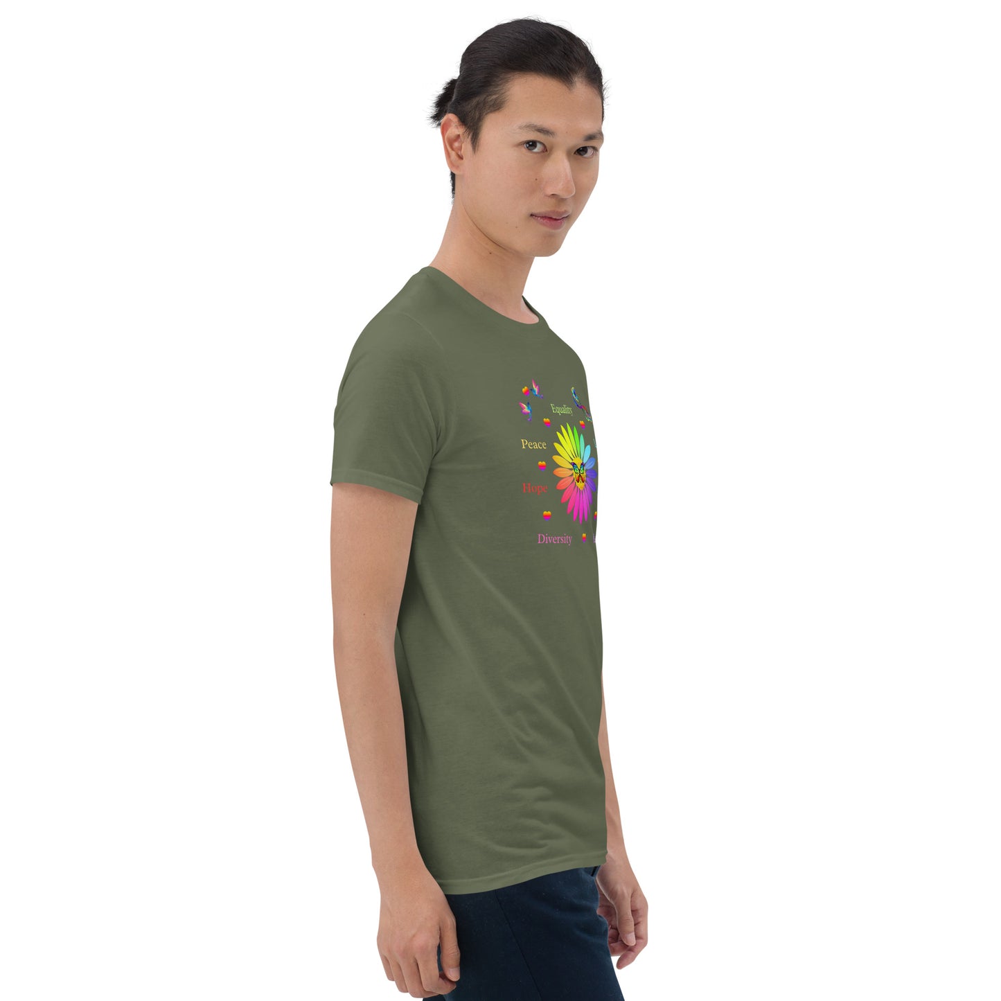 LGBTQ+ Unisex Tee Support Love for All Equality Love Inclusion Kindness... by EraofInk