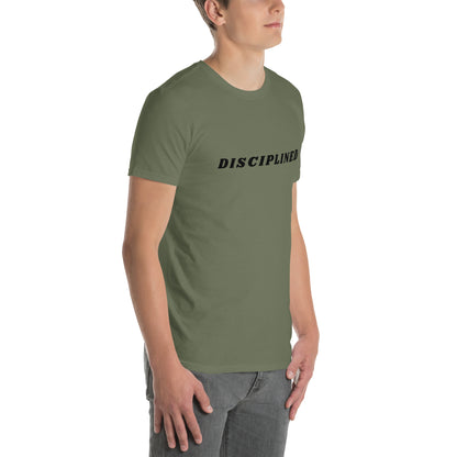Disciplined Man's Fitness Tee by EraofInk