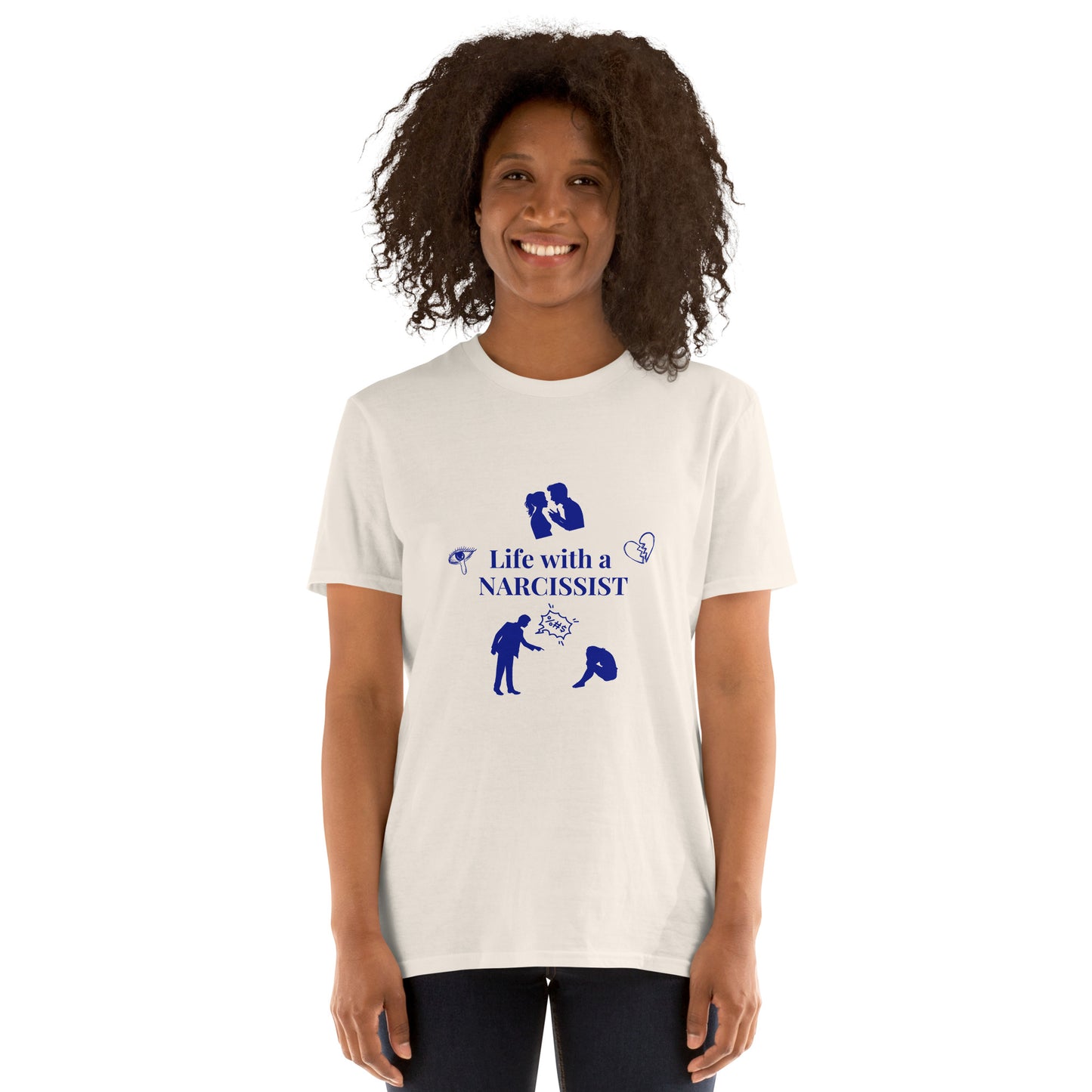 Depiction of Life with a Narcissist Unisex Tee by EraofInk