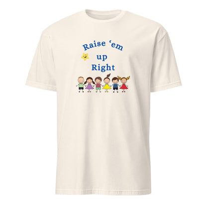 Raise 'em Up Right Unisex Tee by EraofInk