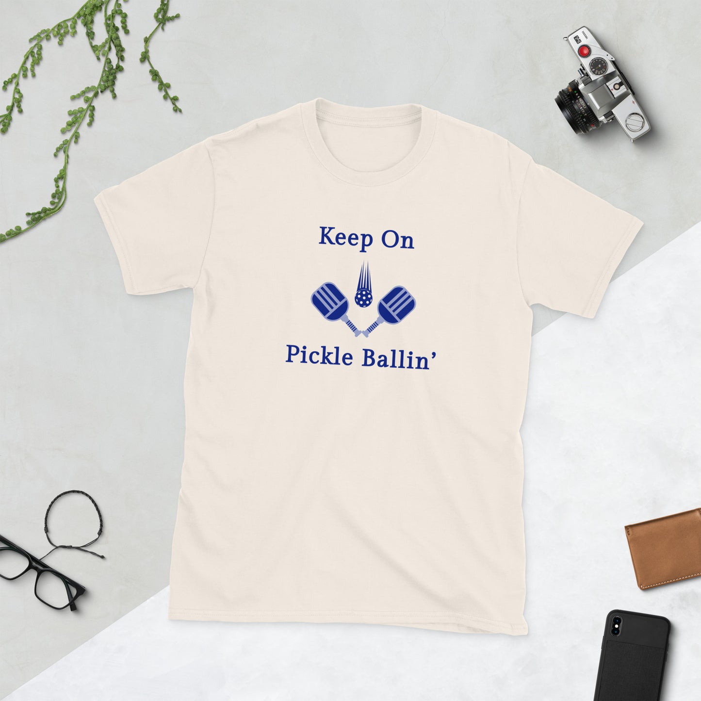 Keep On Pickle Ballin' Unisex Tee by EraofInk