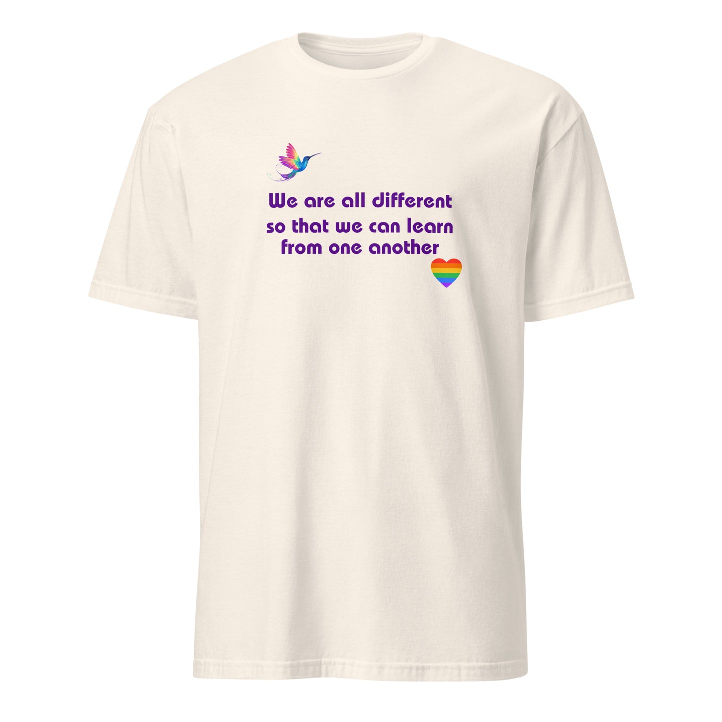 We Are All Different So We Can Learn From One Another Unisex Tee by EraofInk
