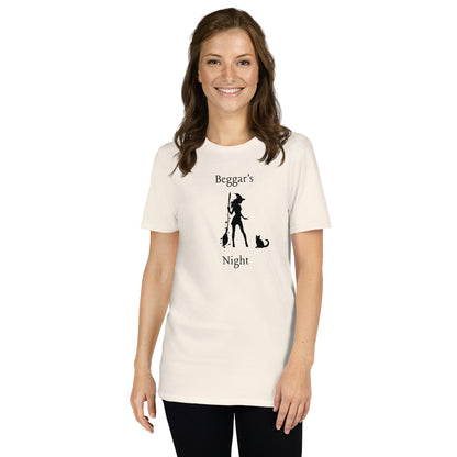 Beggar's Night Halloween Witch Sexy Witch Unisex Tee by EraofInk