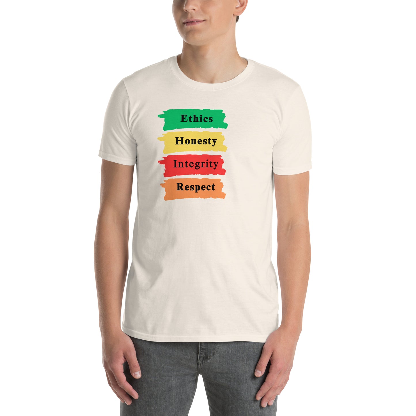 Core Values Ethics Honesty Integrity Respect Unisex Tee by EraofInk