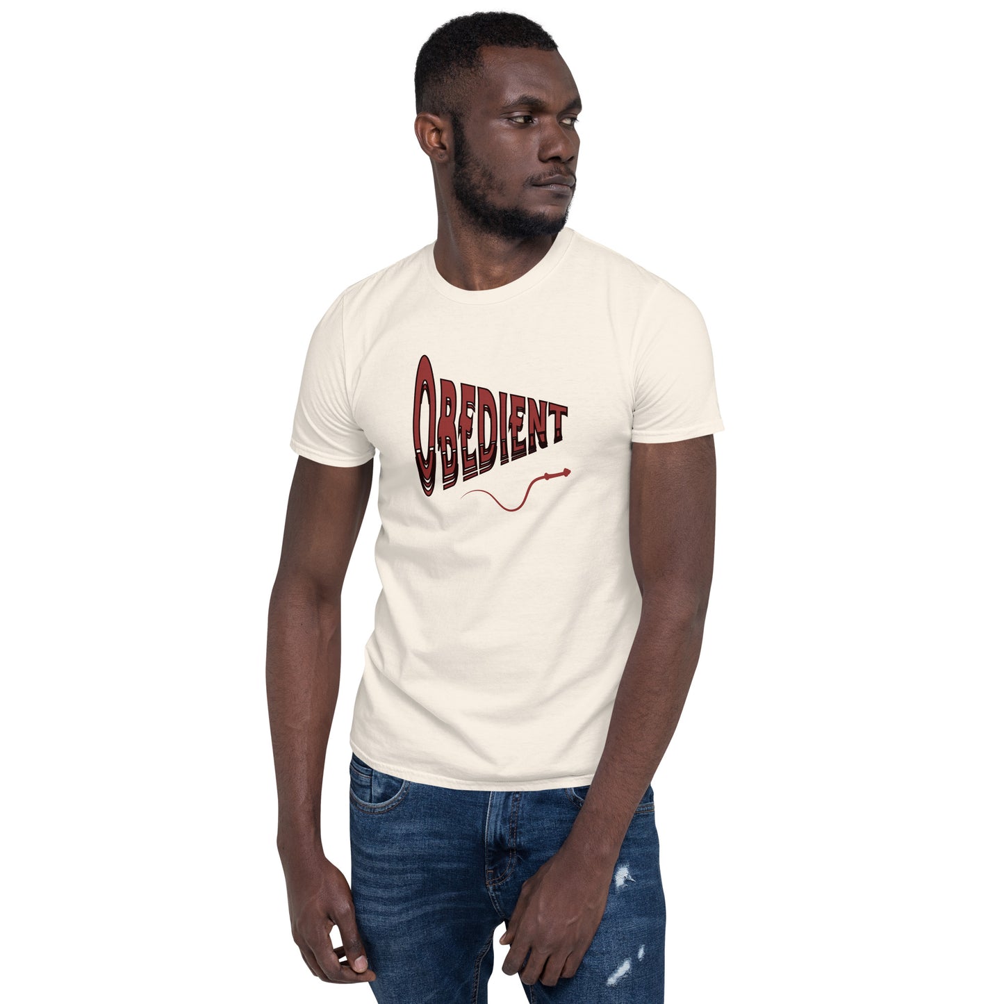 Obedient Dominant S&M Flirty Unisex Tee by EraofInk
