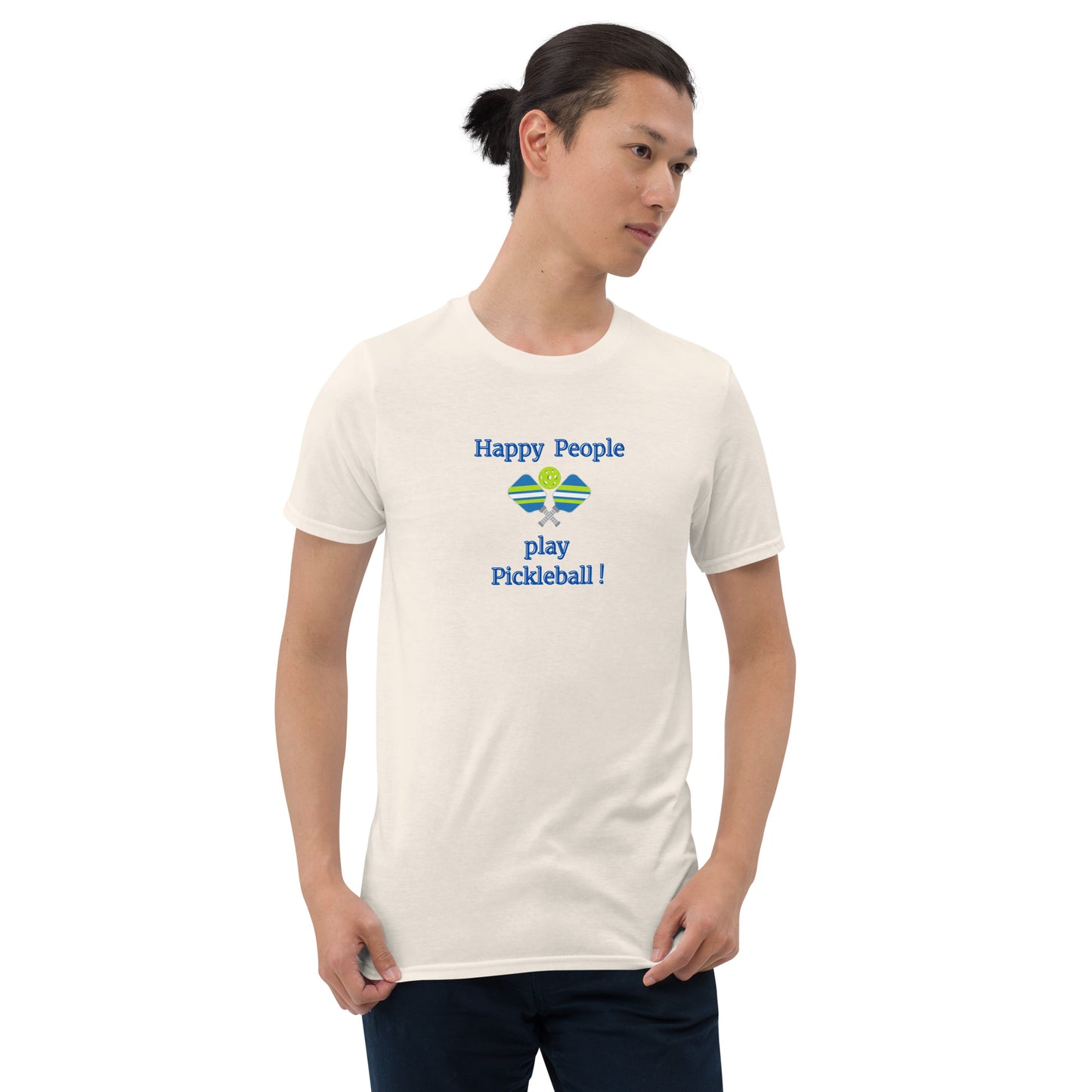 Happy People Play Pickleball Unisex Tee by EraofInk