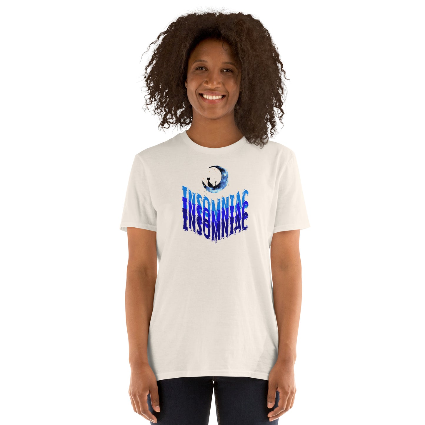 For the Girl Who Doesn't Sleep Insomniac Unisex Tee by EraofInk