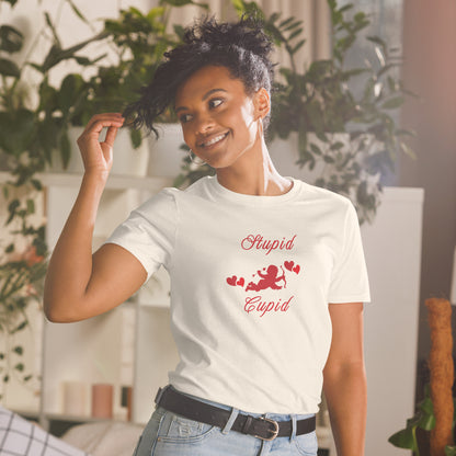 Stupid Cupid Unisex Tee by EraofInk
