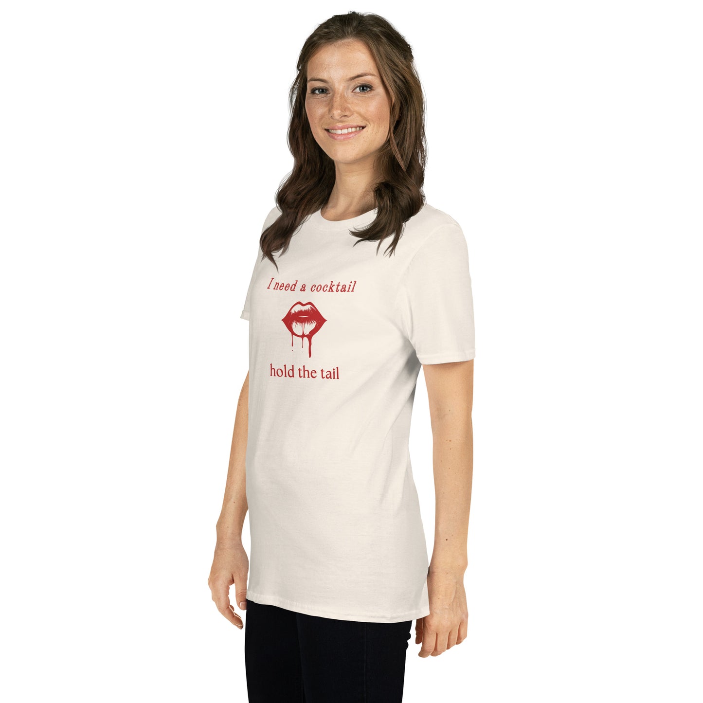 I Need a Cocktail Hold the Tail Unisex Tee by EraofInk