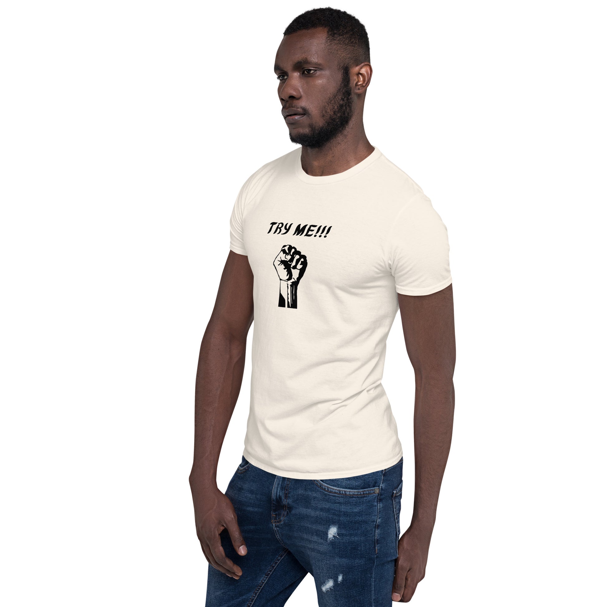 Try Me!! Unisex Tee by EraofInk