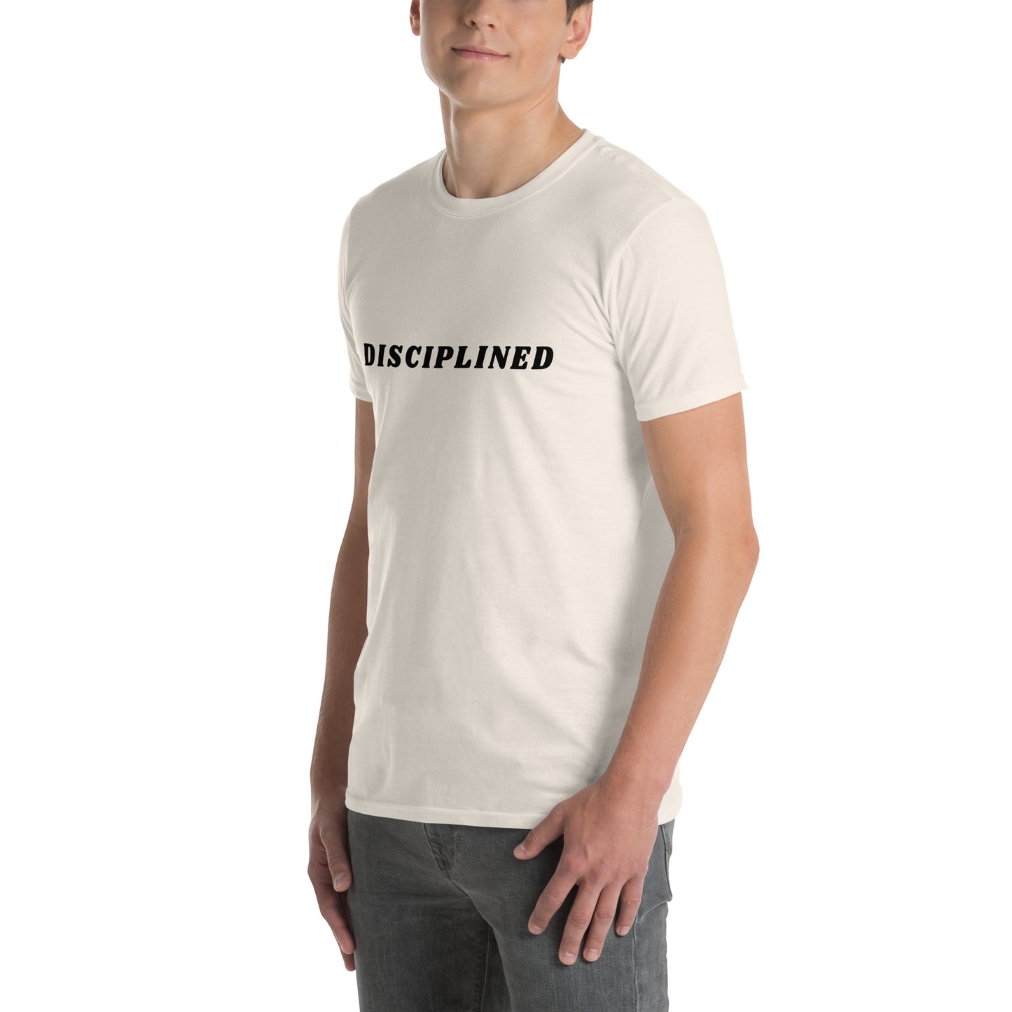 Disciplined Man's Fitness Tee by EraofInk
