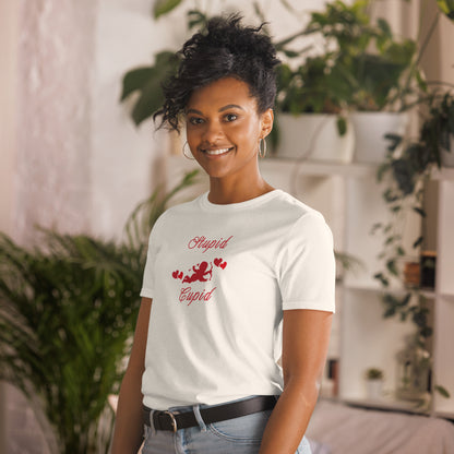 Stupid Cupid Unisex Tee by EraofInk