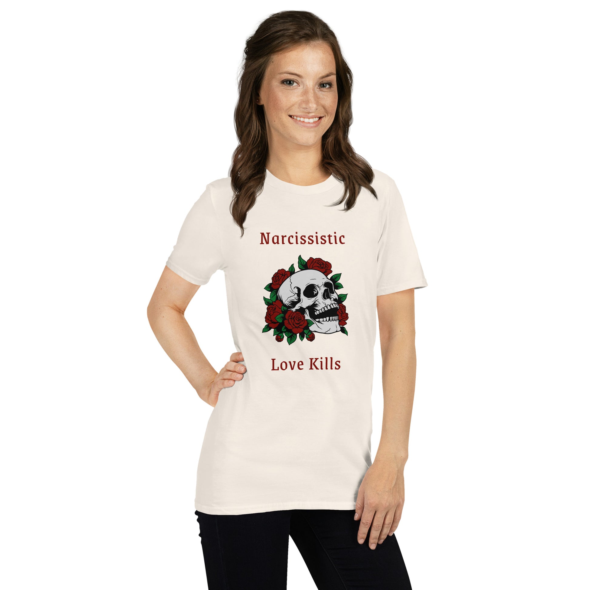 Narcissistic Abuse Awareness Graphic Tee Narcissistic Love Kills Unisex Tee by EraofInk