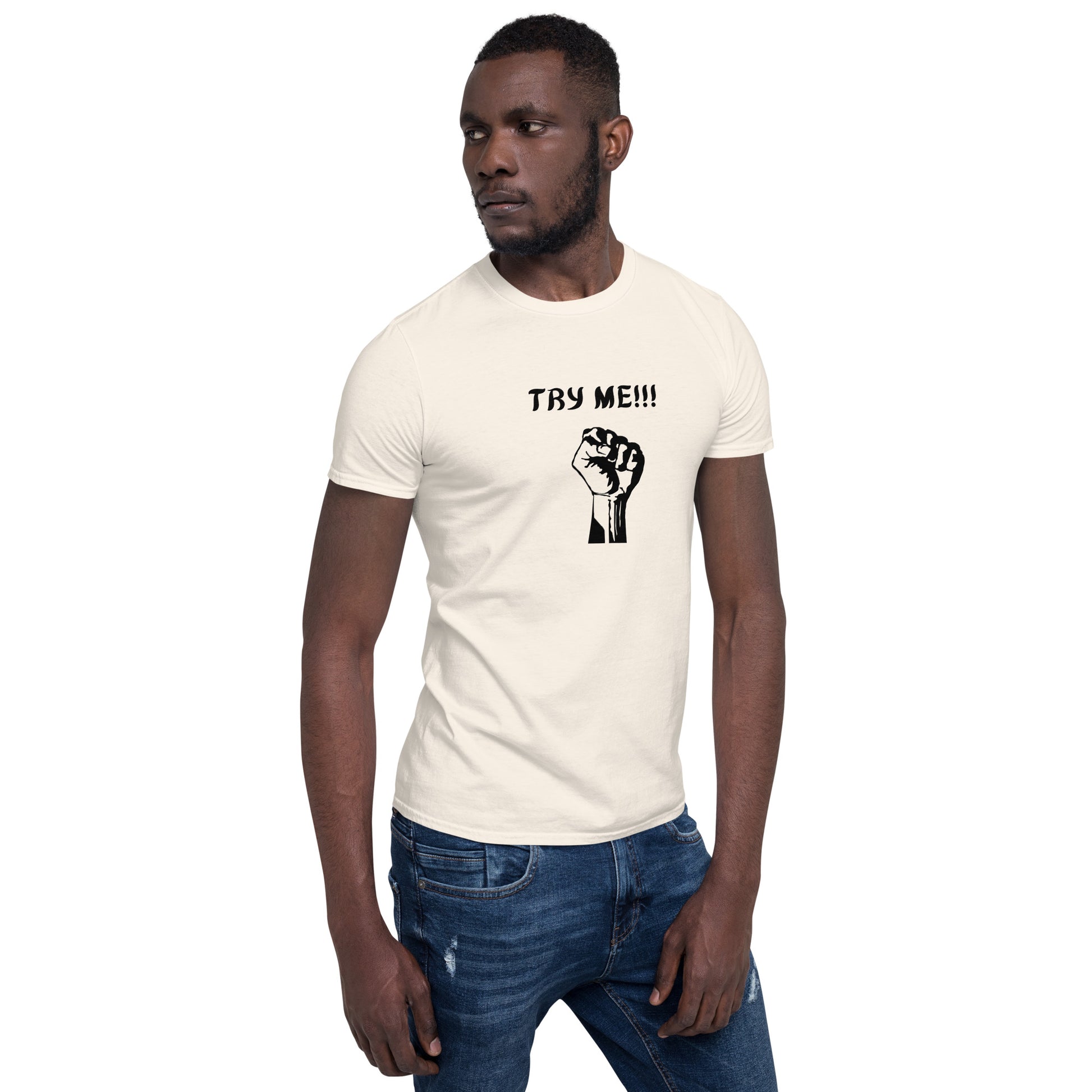 Try Me!! Unisex Tee by EraofInk
