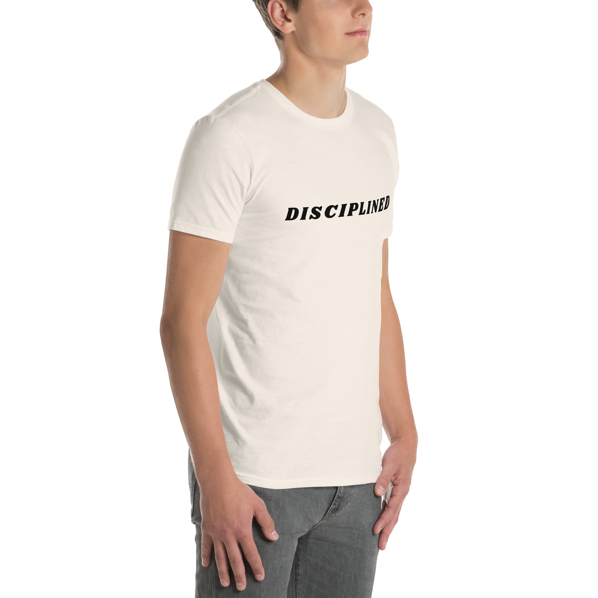 Disciplined Man's Fitness Tee by EraofInk