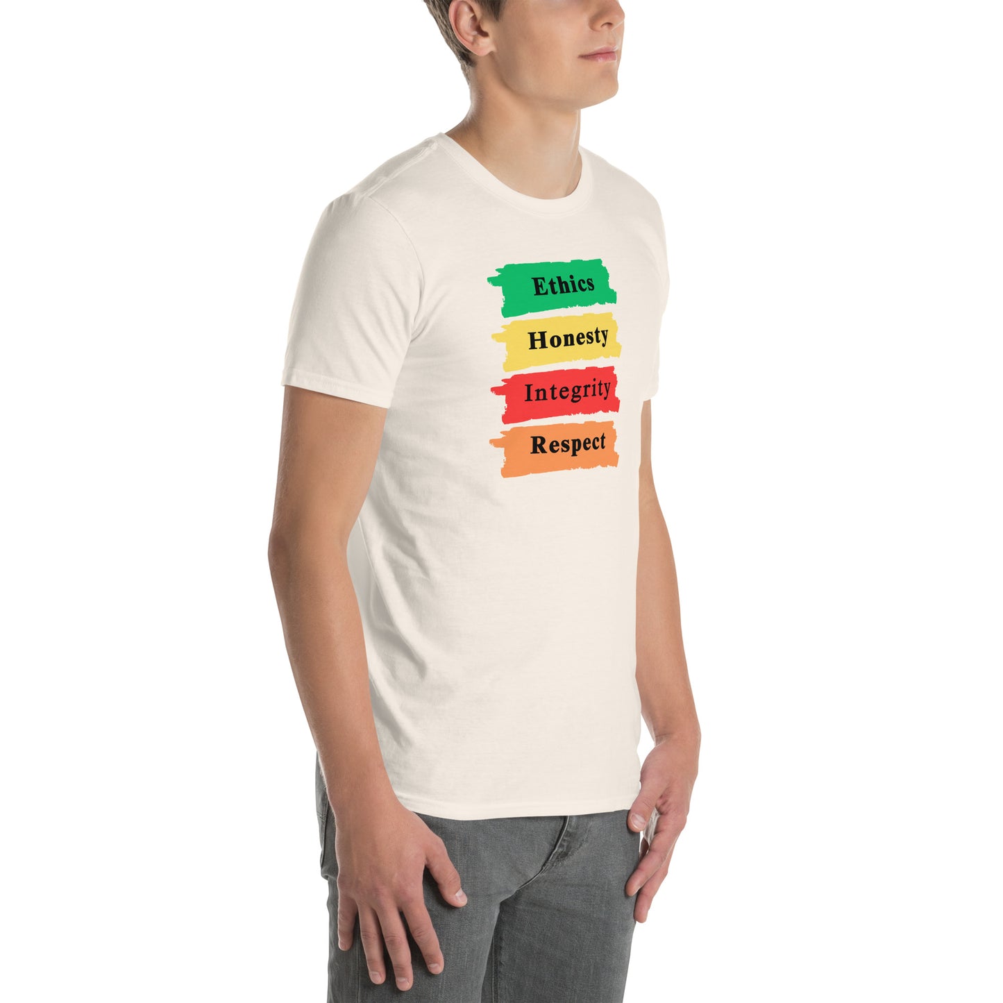 Core Values Ethics Honesty Integrity Respect Unisex Tee by EraofInk