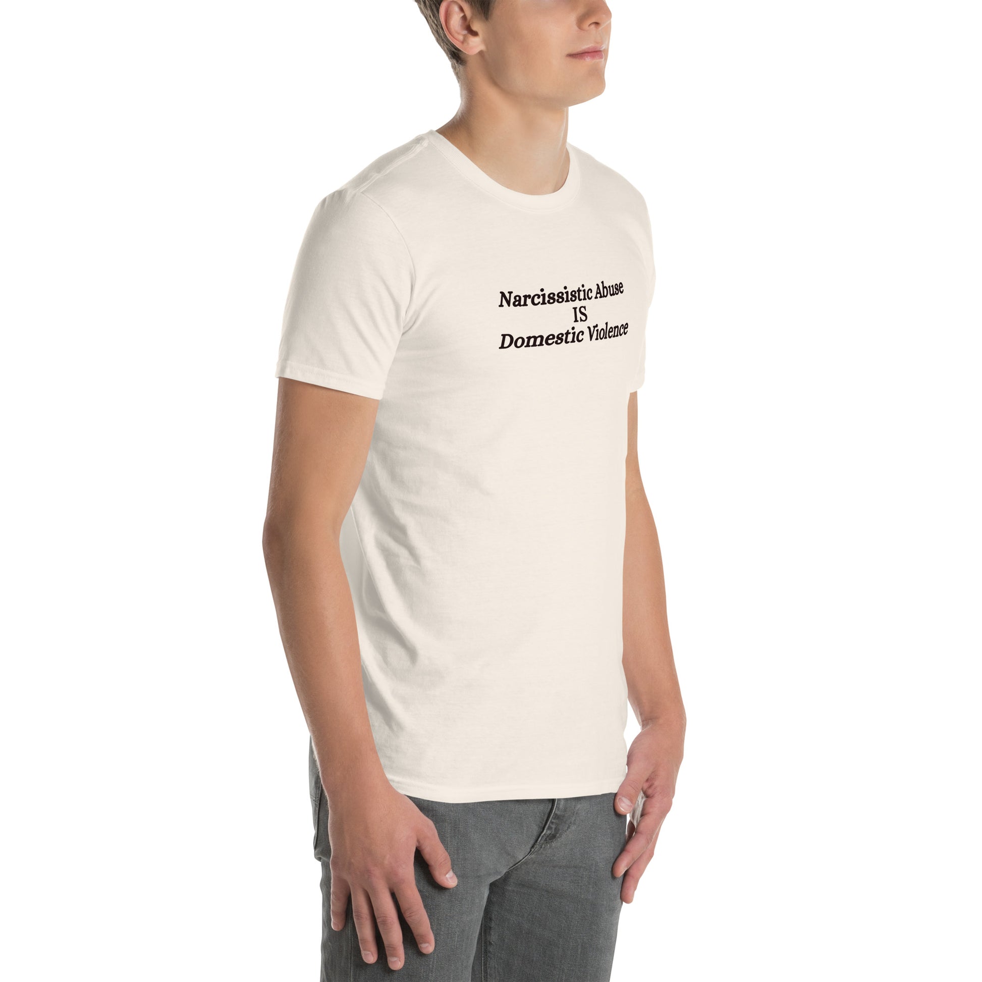End Domestic Violence Narcissistic Abuse is DV Unisex Tee by EraofInk
