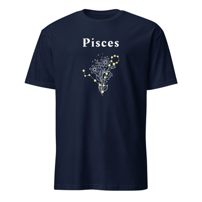 Pisces Astrological Zodiac Sign Unisex Tee by EraofInk