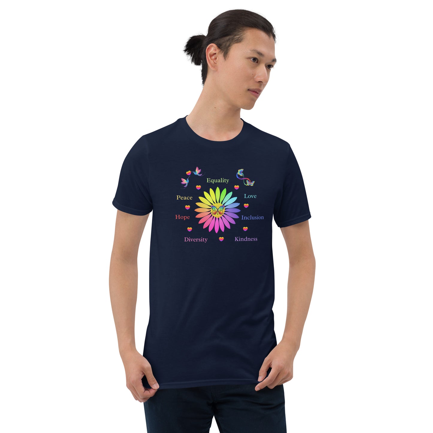 LGBTQ+ Unisex Tee Support Love for All Equality Love Inclusion Kindness... by EraofInk