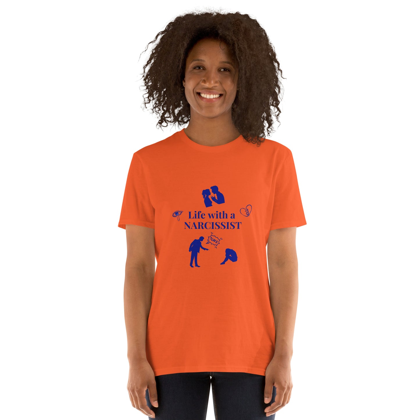 Depiction of Life with a Narcissist Unisex Tee by EraofInk