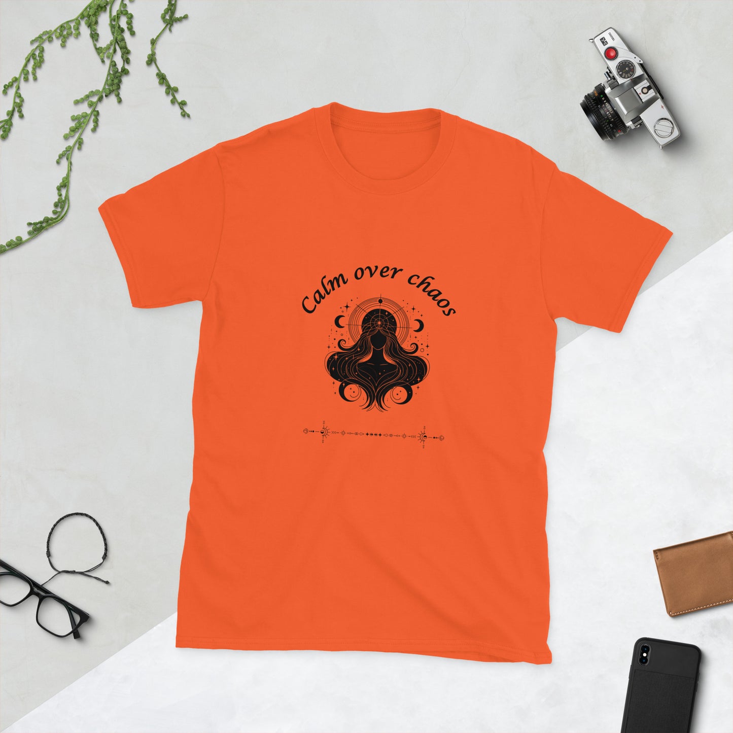 Calm Over Chaos Unisex Tee by EraofInk