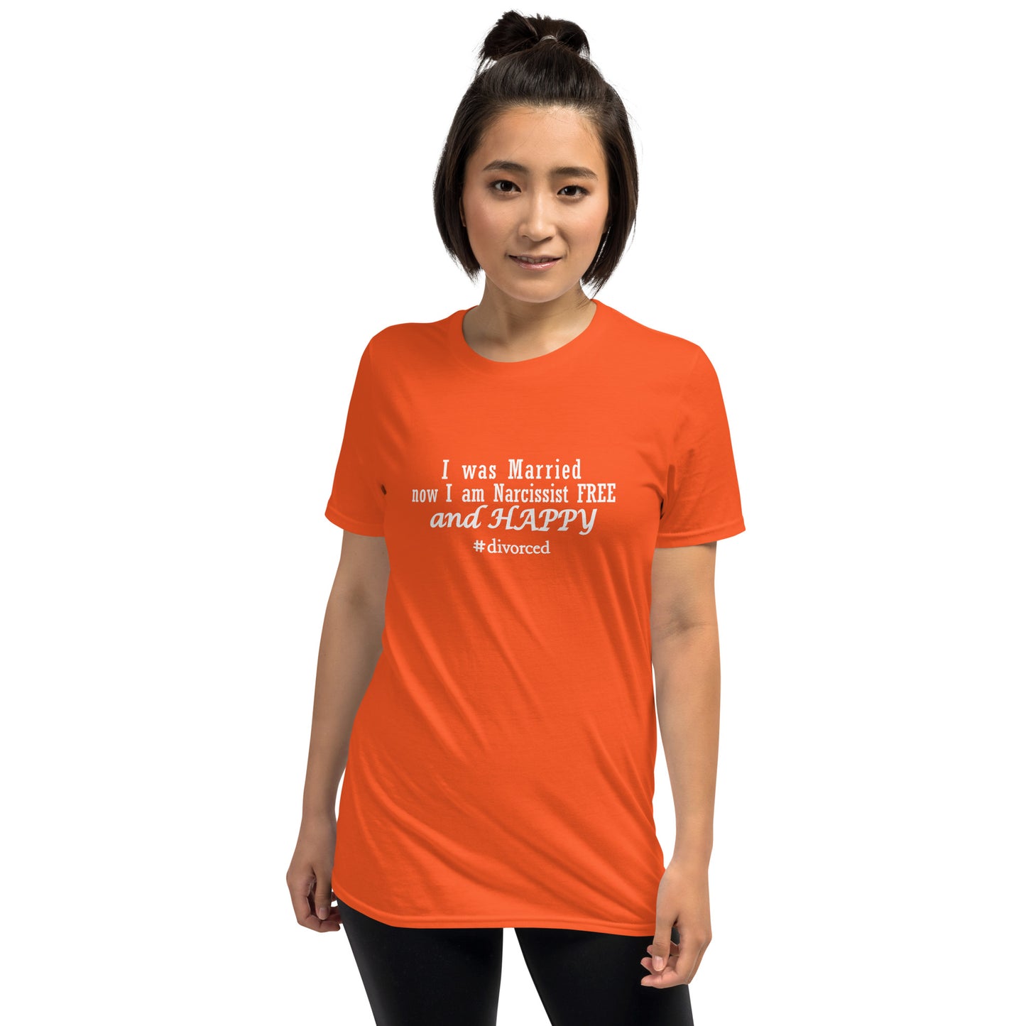 I Was Married Now I Am Narcissist Free & Happy #divorce Unisex Tee by EraofInk