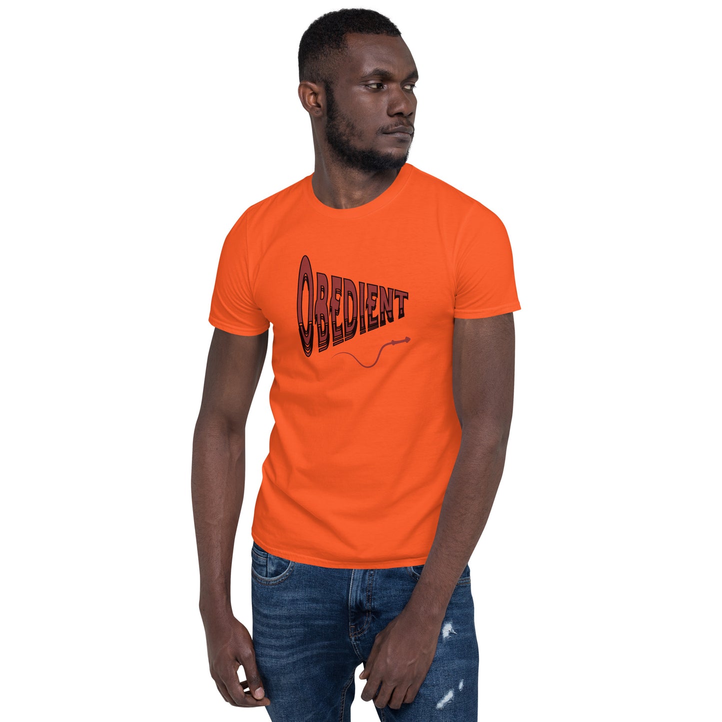 Obedient Dominant S&M Flirty Unisex Tee by EraofInk