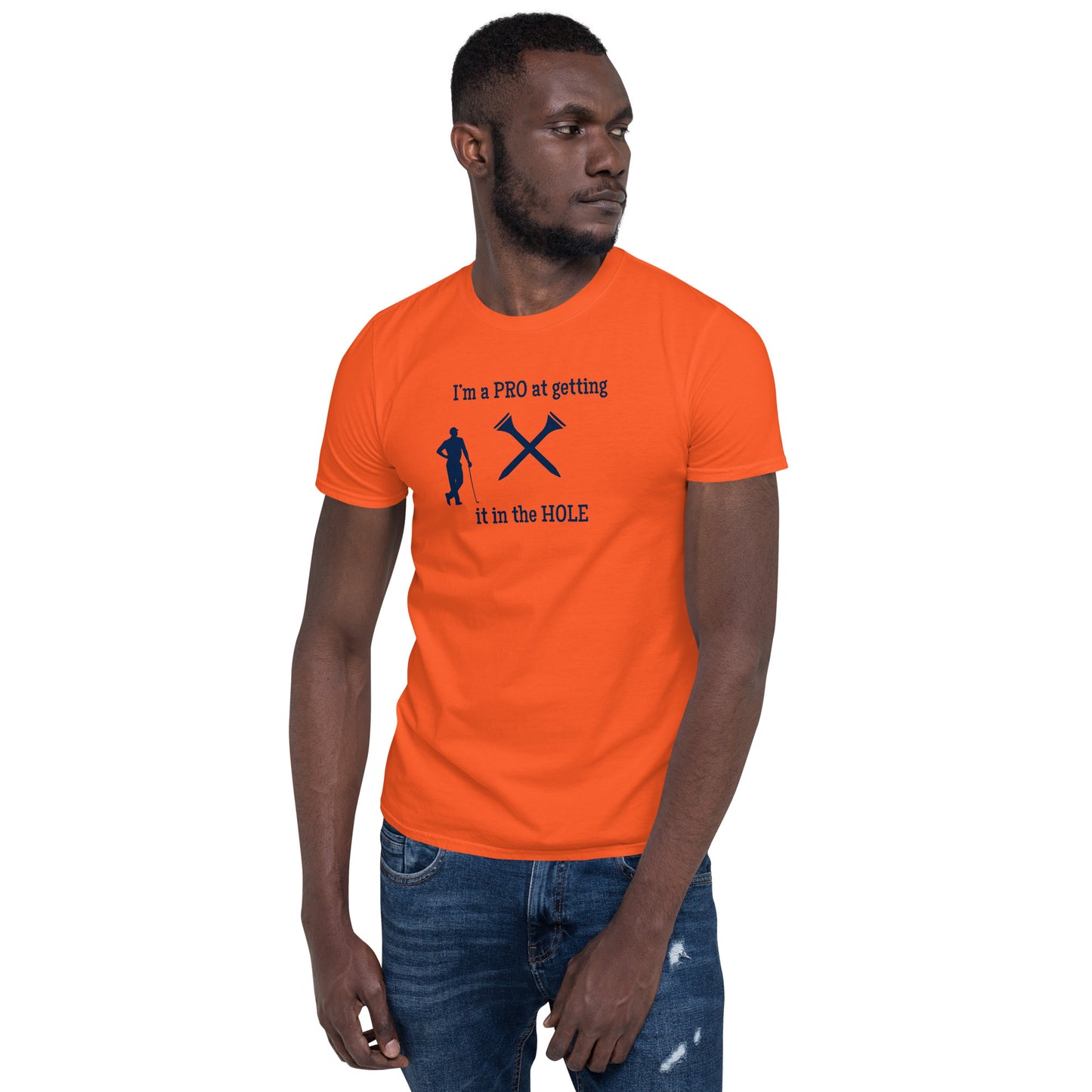 Hit the Course with Humor I'm a Pro at Getting It In The Hole Unisex Tee by EraofInk