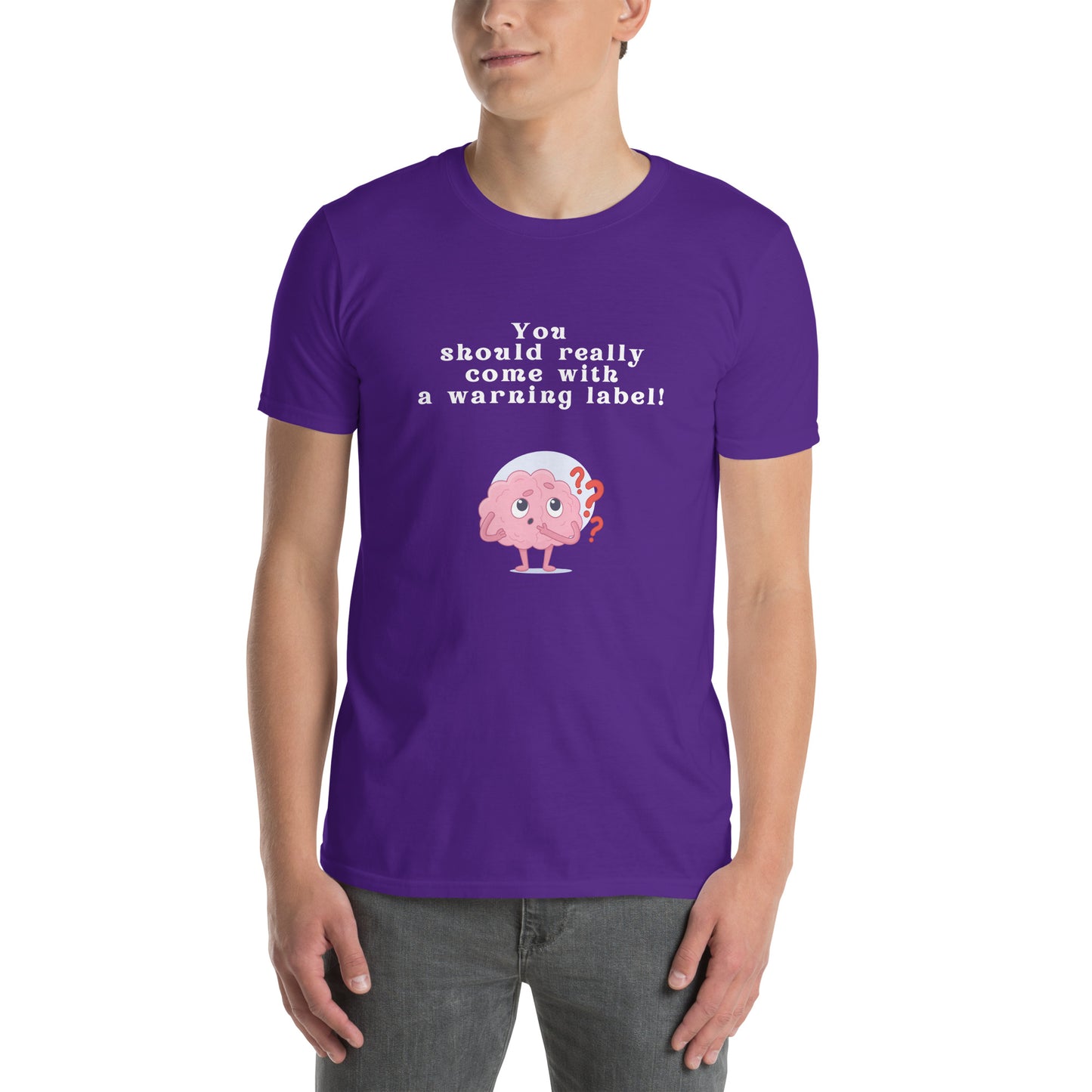 You Should Really Come with a Warning Label Unisex Tee by EraofInk