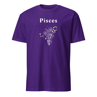 Pisces Astrological Zodiac Sign Unisex Tee by EraofInk