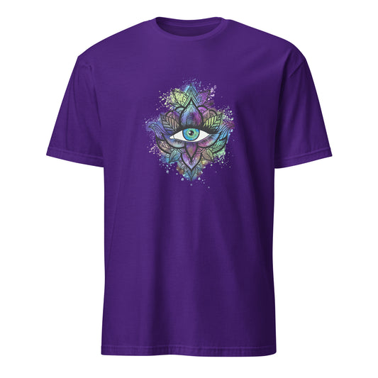 Third Eye Design With Semi Transparent Colors ** Design on Back** Unisex Tee by EraofInk