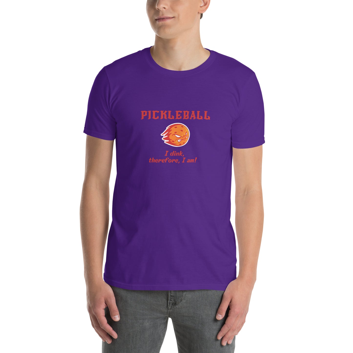Pickleball I Dink, Therefore, I Am Unisex Tee by EraofInk