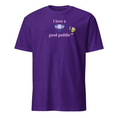 I Love a Good Paddle Unisex Tee by EraofInk