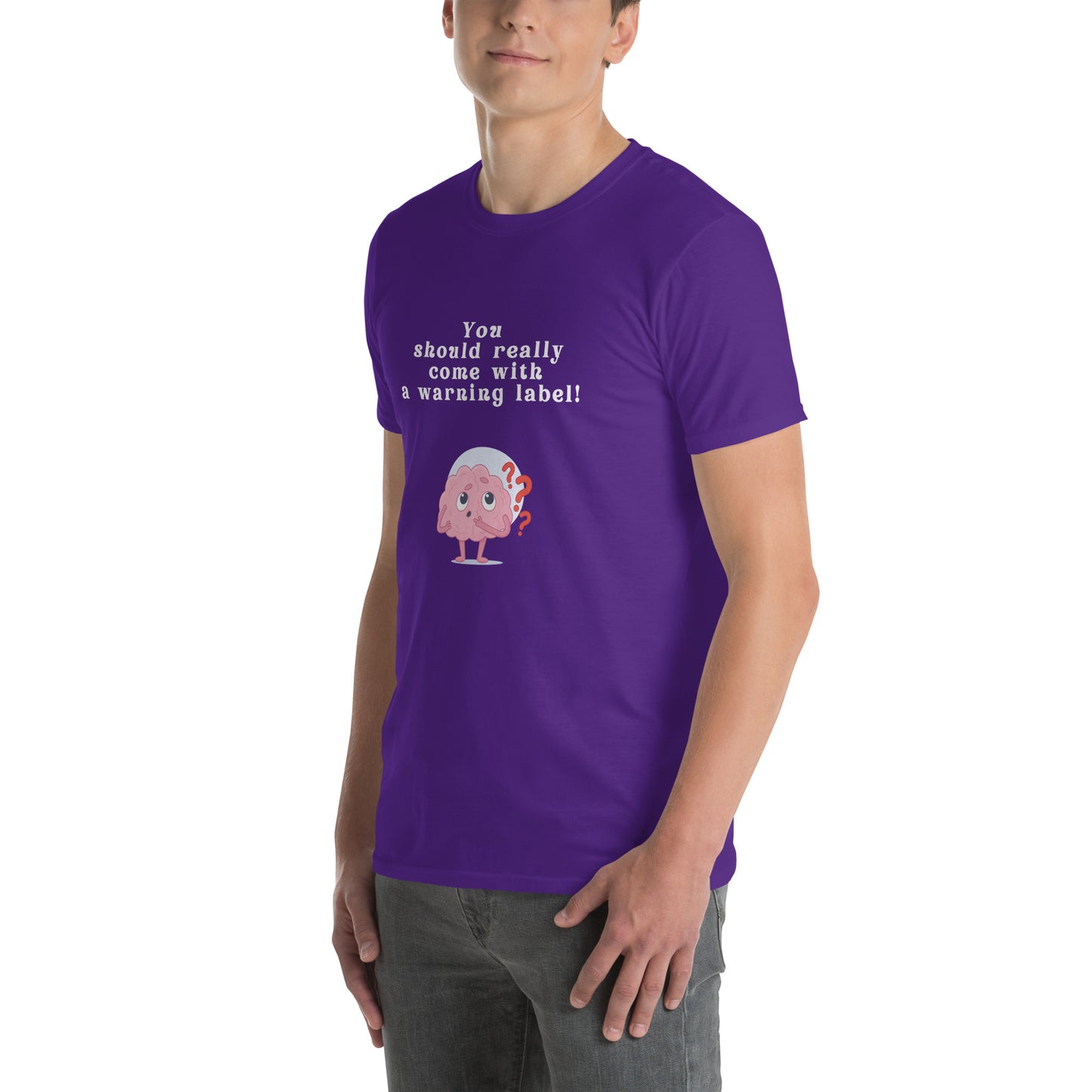 You Should Really Come with a Warning Label Unisex Tee by EraofInk