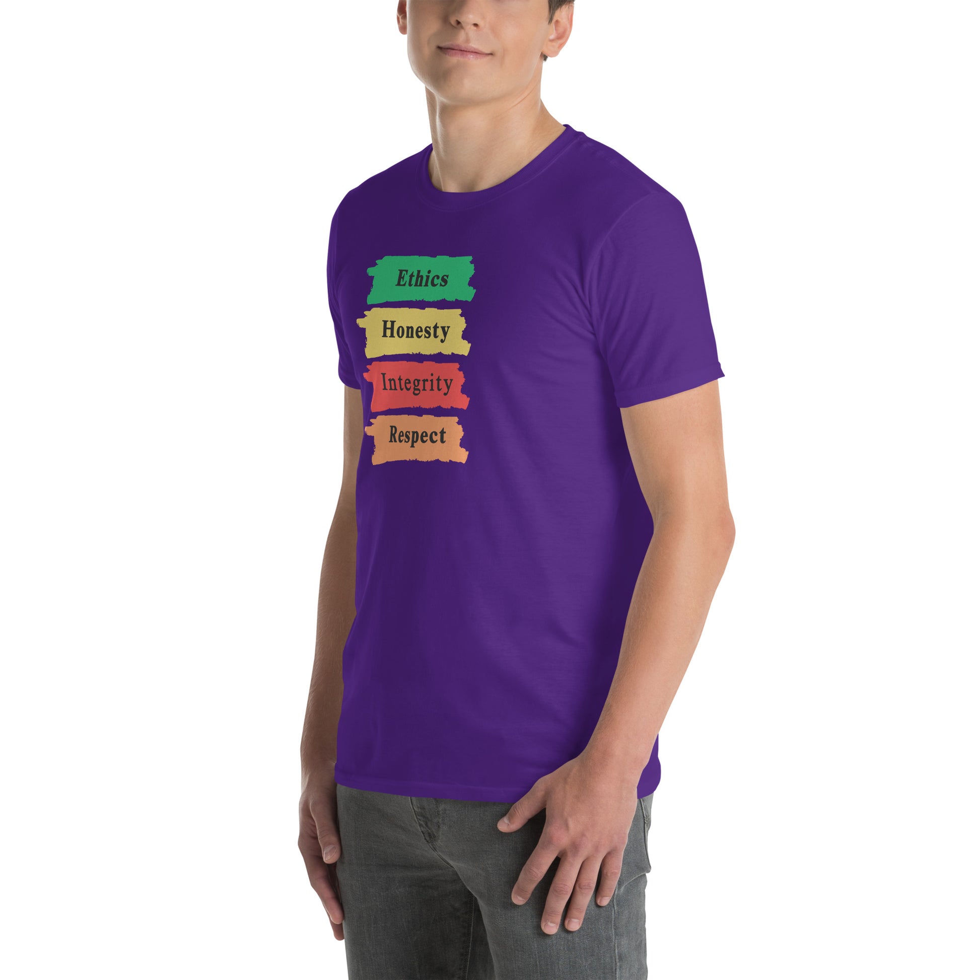 Core Values Ethics Honesty Integrity Respect Unisex Tee by EraofInk