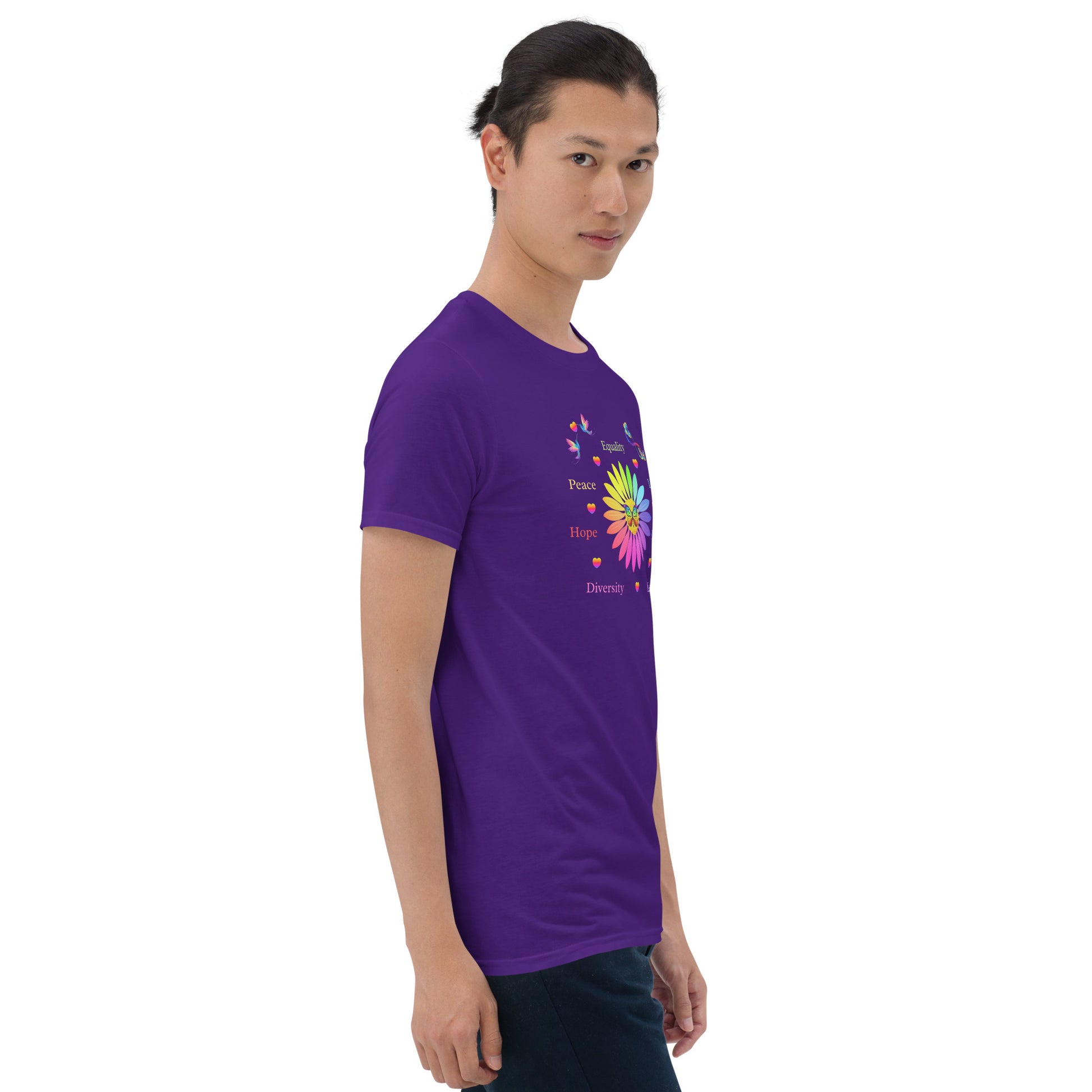 LGBTQ+ Unisex Tee Support Love for All Equality Love Inclusion Kindness... by EraofInk