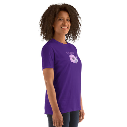 Sacred Floral Design Unisex Tee by EraofInk