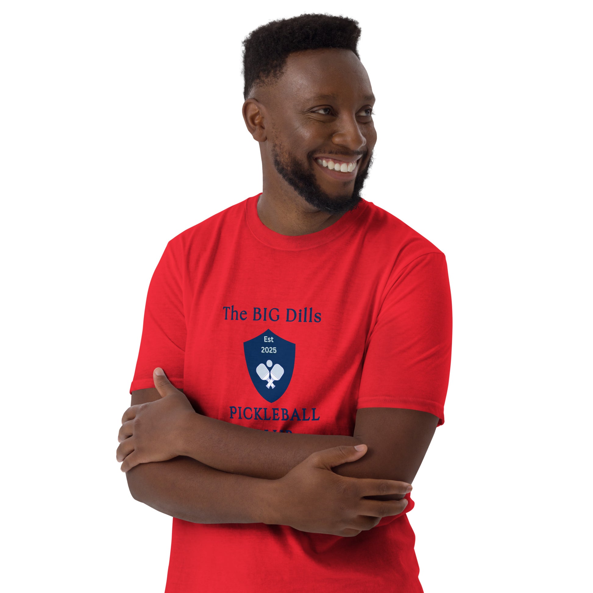 The Big Dills Pickleball Club Est 2025 Blue Design Unisex Tee by EraofInk