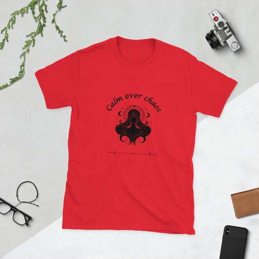 Calm Over Chaos Unisex Tee by EraofInk