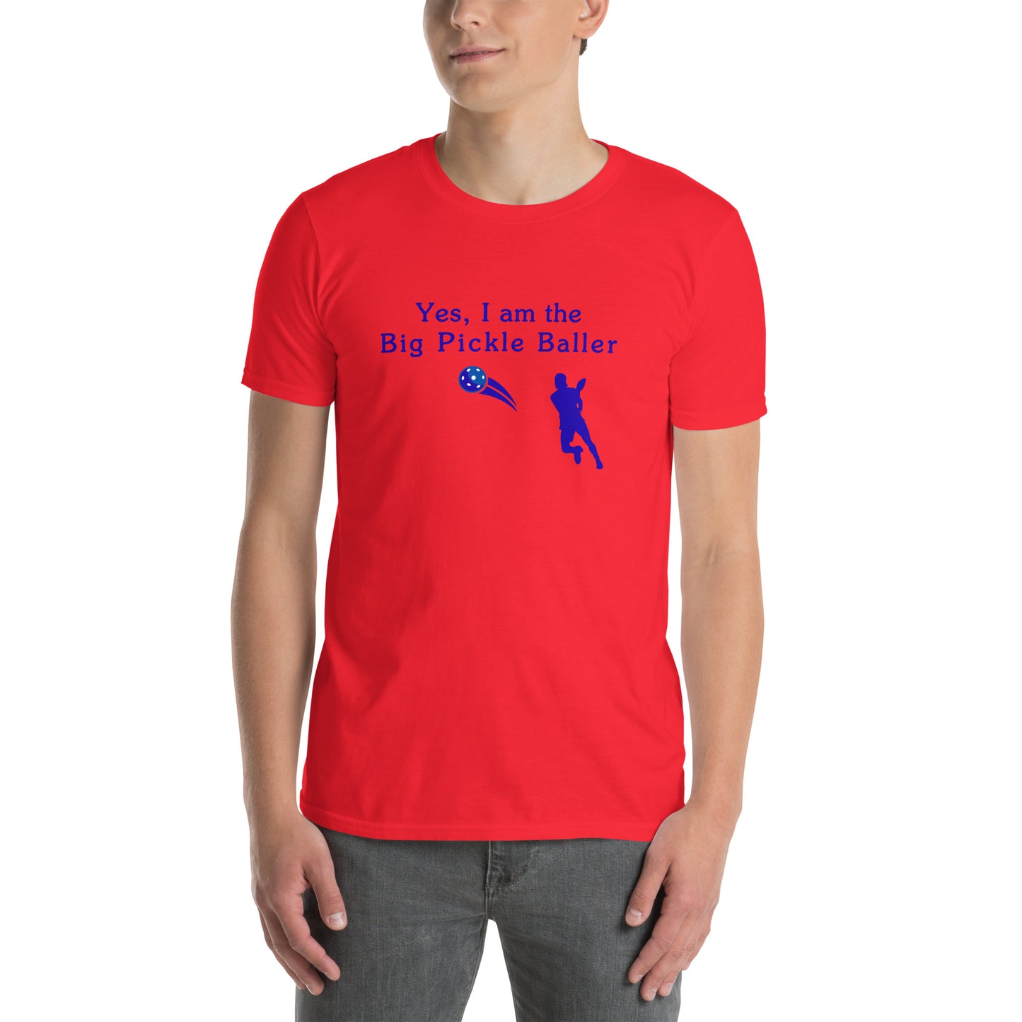 Yes, I am the Big Pickleballer Unisex Tee by EraofInk