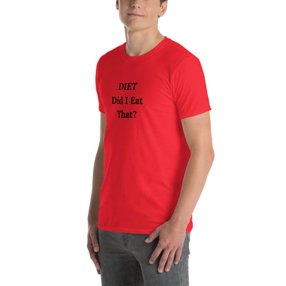 DIET Did I Eat That? Unisex Tee by EraofInk
