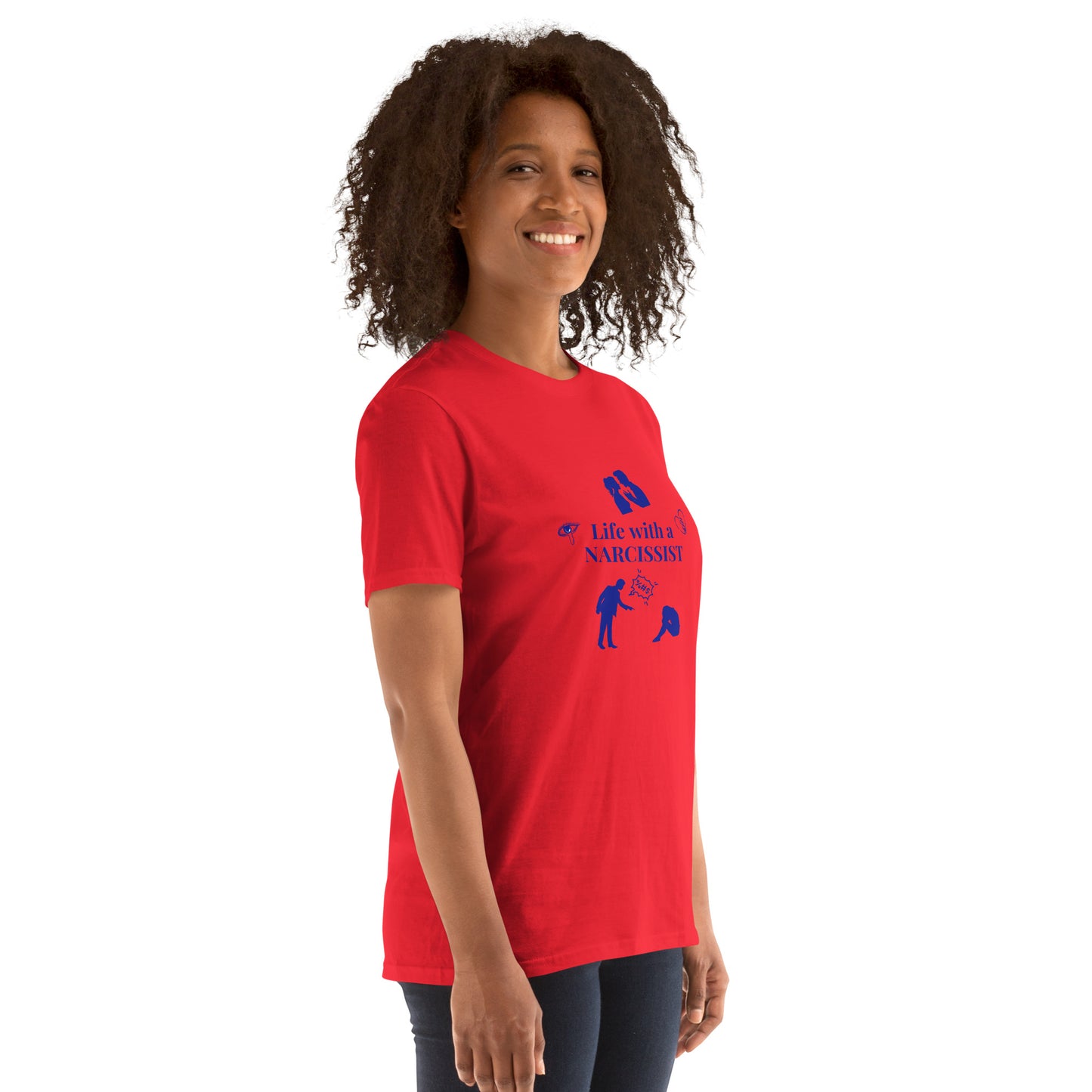 Depiction of Life with a Narcissist Unisex Tee by EraofInk