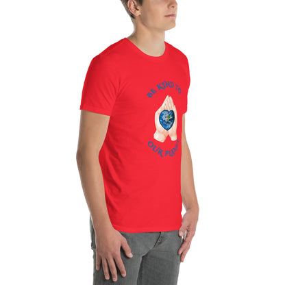 Be Kind to Our Planet Unisex Tee by EraofInk