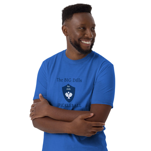 The Big Dills Pickleball Club Est 2025 Blue Design Unisex Tee by EraofInk