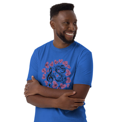 Music Is In My Heart Unisex Tee by EraofInk