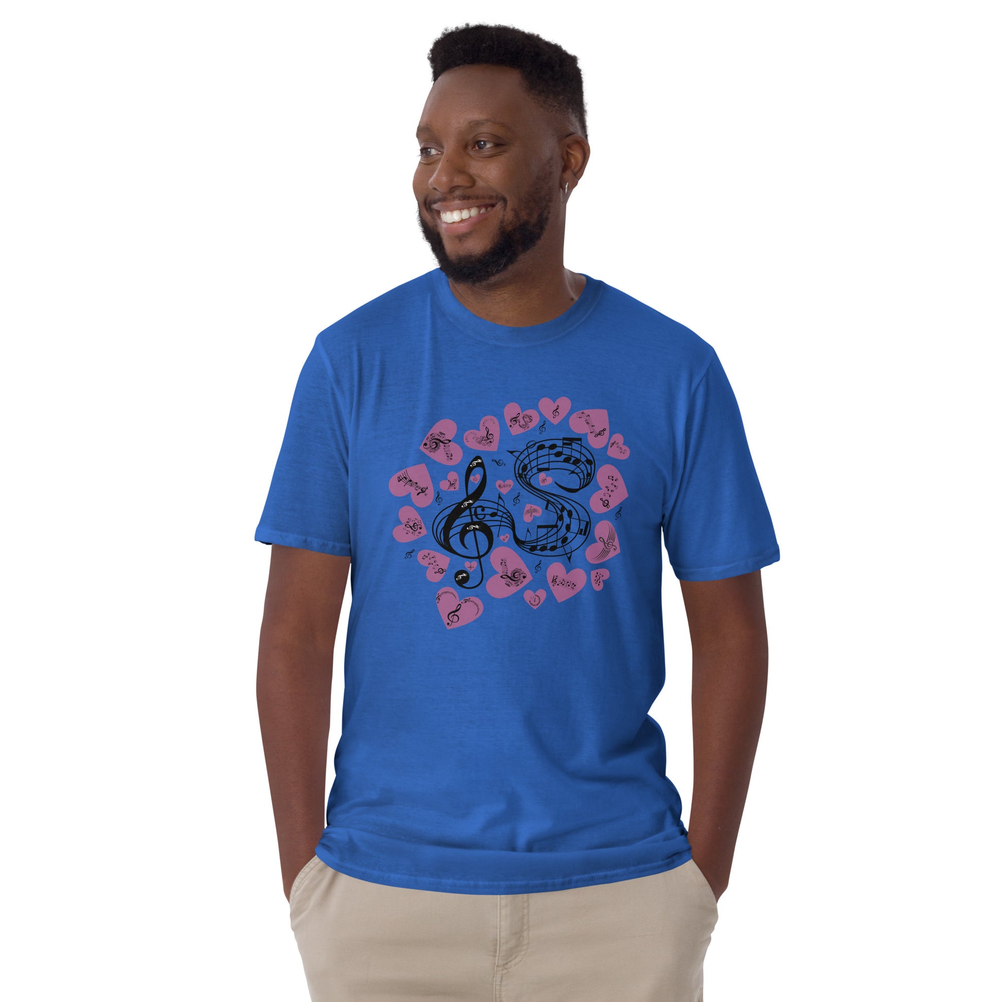 Music Is In My Heart Unisex Tee by EraofInk