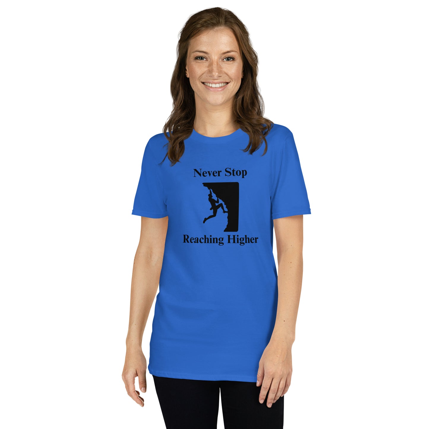 Never Stop Reaching Higher Unisex Tee by EraofInk