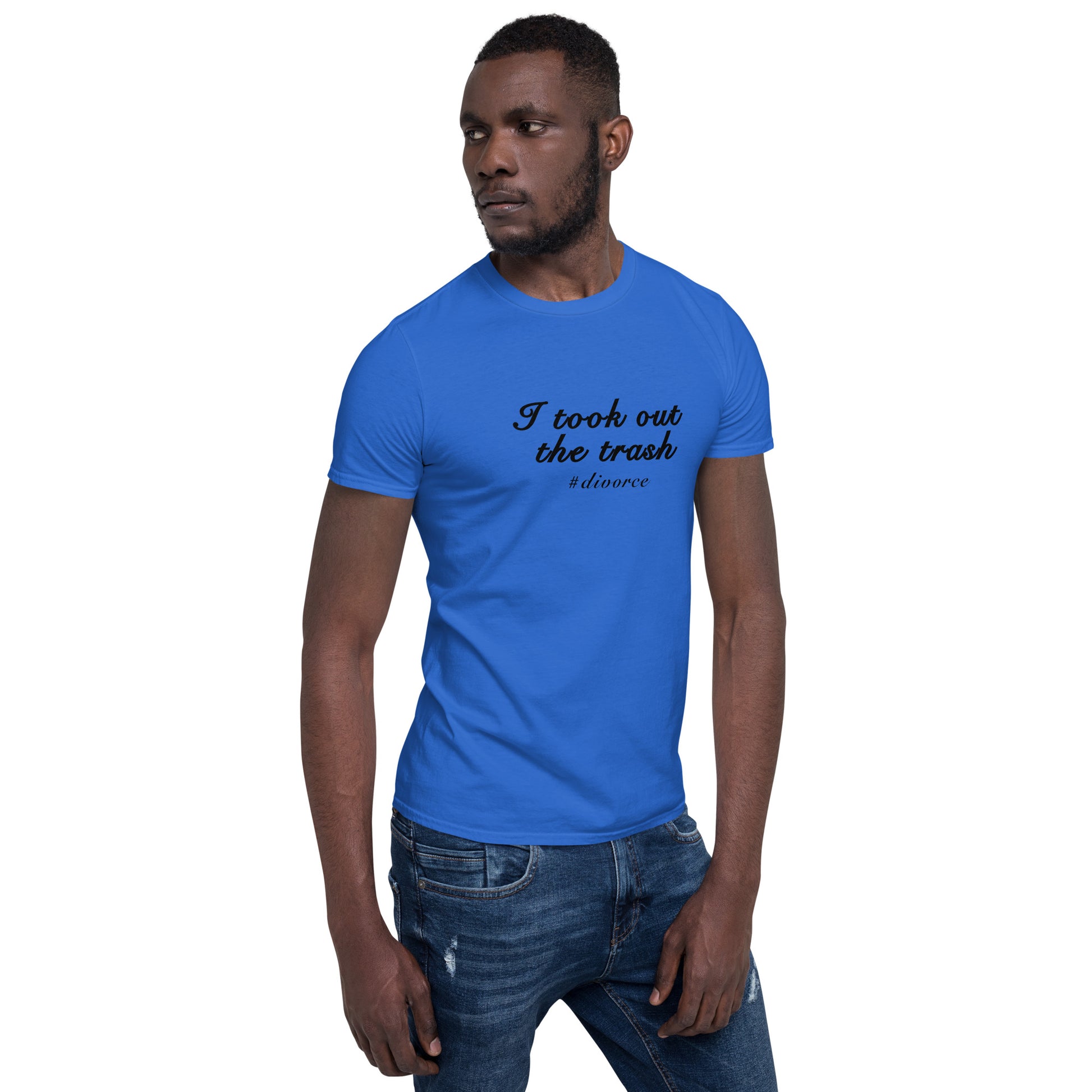 Funny Divorce Tee I Took Out the Trash Unisex Tee by EraofInk