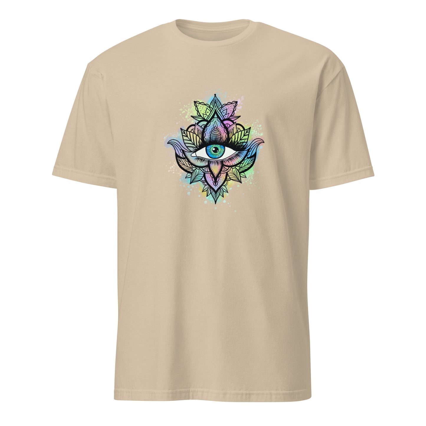 Third Eye Design With Semi Transparent Colors ** Design on Back** Unisex Tee by EraofInk
